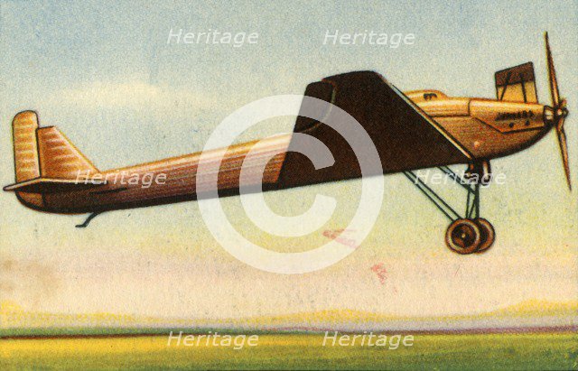 First flight of the Junkers Ju 49 plane, 2 October 1931, (1932).  Creator: Unknown.