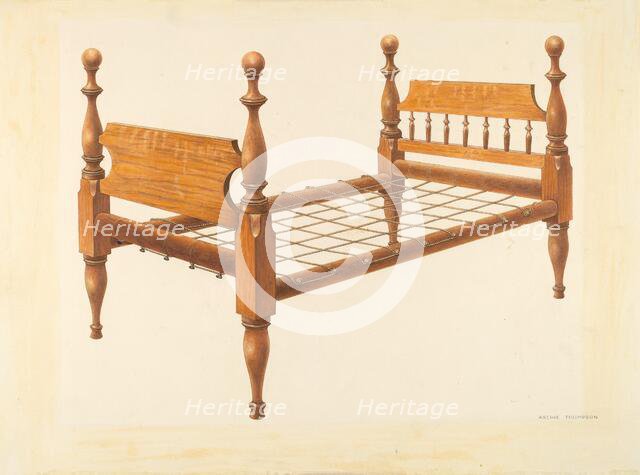 Bed: Bishop Hill, c. 1936. Creator: Archie Thompson.