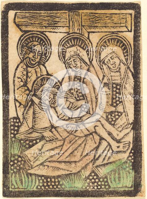 The Pietà, 1470/1480. Creator: Workshop of the Master of the Aachen Madonna.