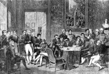 The Congress of Vienna: Sitting of the Plenipotentiaries of the Eight Powers who Signed the Treaty o Creator: Unknown.