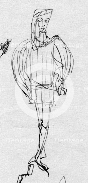 Minstrel, c1950. Creator: Shirley Markham.