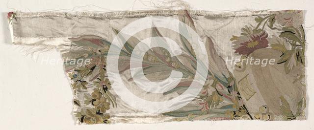Coverlet Fragment, c. 1760-1770. Creator: Philippe de Lasalle (French, 1723-1805).