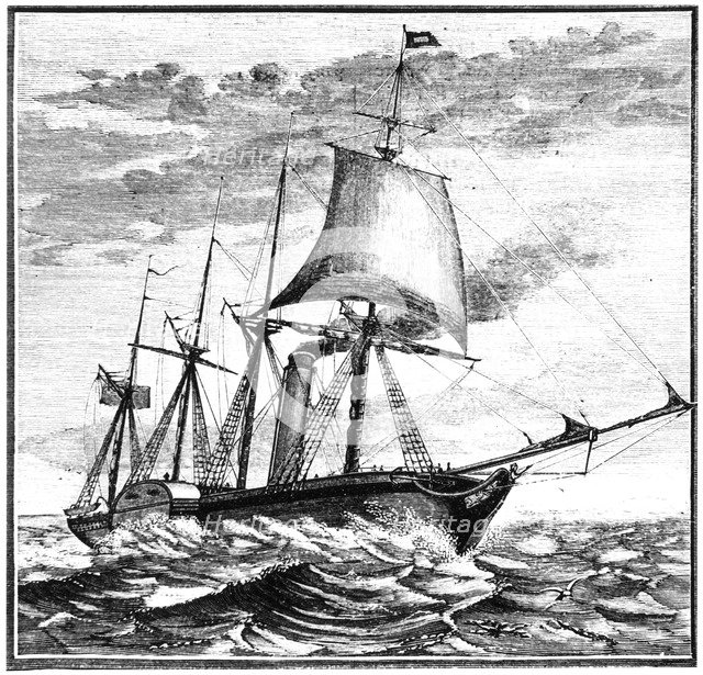 Isambard Kingdom Brunel's 'Great Western', 1882. Artist: Unknown