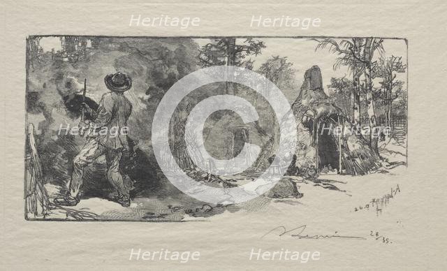 Les Charbonniere, 1887. Creator: Auguste Louis Lepère (French, 1849-1918).