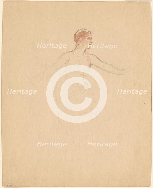 Female Torso, c. 1890-1891. Creator: John La Farge.