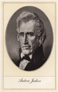 Andrew Jackson, seventh President of the United States, (early 20th century). Artist: Gordon Ross