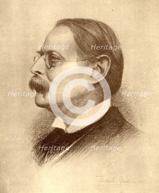 Edmund William Gosse, English poet, author and critic, 1913.Artist: Frank Dicksee