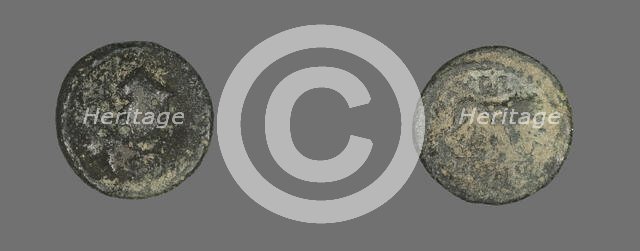 Coin Depicting a Lion, 193-211. Creator: Unknown.