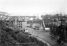 Folkestone Harbour, Folkestone, Kent, 1890-1910. Artist: Unknown