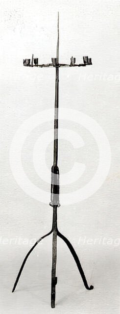 Candelabra, French or Spanish, 15th century. Creator: Unknown.