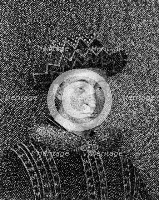 Charles VII, King of France.Artist: Ridley