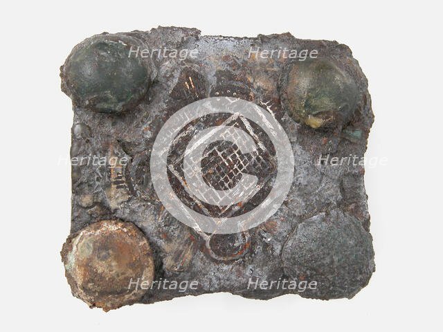 Belt Plate, Frankish, 6th-7th century. Creator: Unknown.