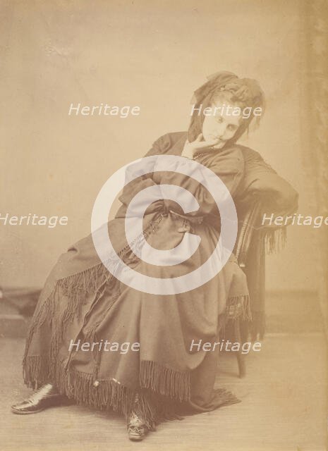 Sèriè à la Ristori, 1860s. Creator: Pierre-Louis Pierson.