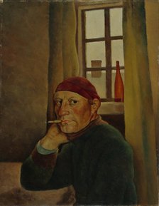 Self-Portrait, 1933. Creator: Lampi, Vilho (1898-1936).