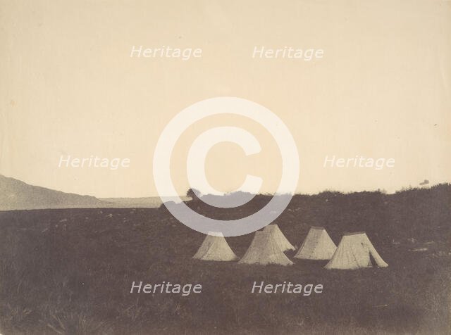 Tents, Algeria, 1856. Creator: John Beasley Greene.
