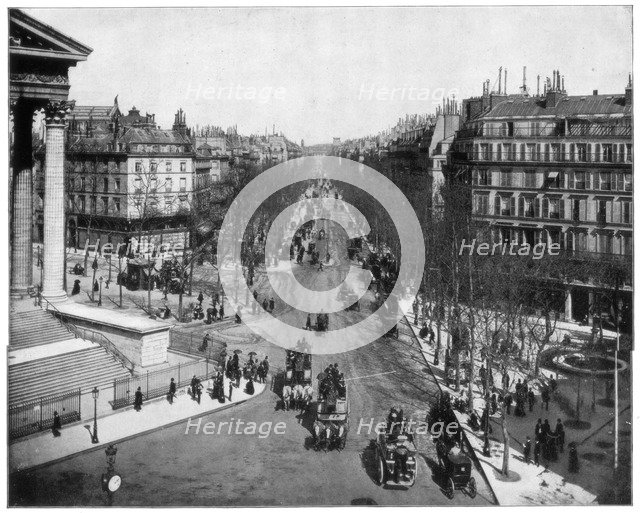 Boulevard de la Madeleine, Paris, late 19th century. Artist: John L Stoddard