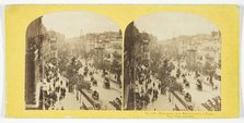 Panorama des Boulevarts [sic], A Paris, 1875/99.  Creator: Unknown.