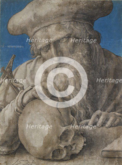 St Jerome, 1521. Artist: Lucas van Leyden.