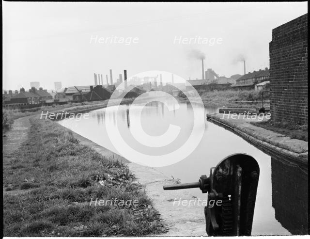 Summit Lock, Trent and Mersey Canal, Etruria, Hanley, Stoke-on-Trent, 1965-1968. Creator: Eileen Deste.