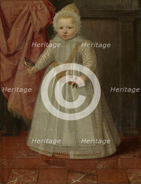 Portrait of a Little Boy, Possibly Louis of Nassau, 1604. Creator: Anon.