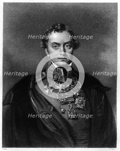 Henry Hardinge, 1st Viscount Hardinge, 1837.Artist: Francis Holl