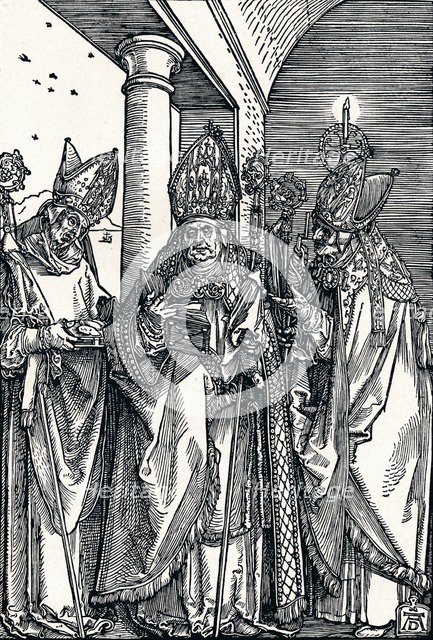 'Saints Nicholas, Ulrich and Erasmus', 1508 (1906).  Artist: Albrecht Durer.