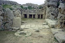 Southern Gigantija temple on Malta, 31st century BC. Artist: Unknown