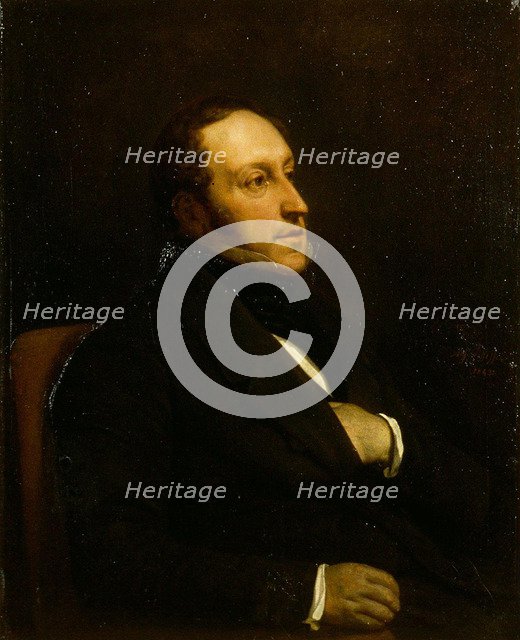 Portrait of the composer Gioachino Antonio Rossini (1792-1868).