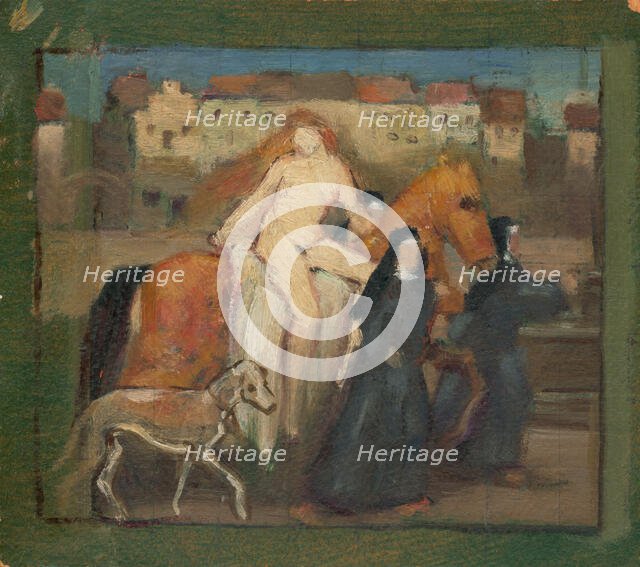 Lady Godiva, 1922. Creator: Milan Thomka Mitrovsky.