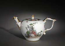 Teapot, c. 1750-1770. Creator: Meissen Porcelain Factory (German).