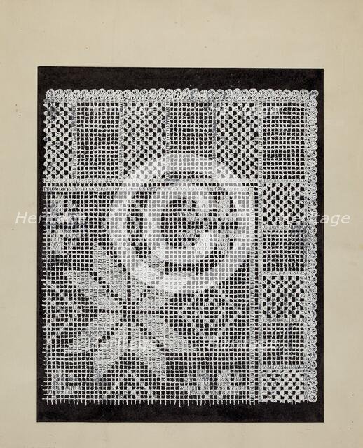 Lace Hardanger, 1935/1942. Creator: Unknown.