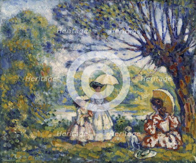 Summer Stroll; Summer Promenade, c1900s. Creator: Charles Guerin.