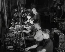 British Workers in a Factory, 1941. Creator: British Pathe Ltd.