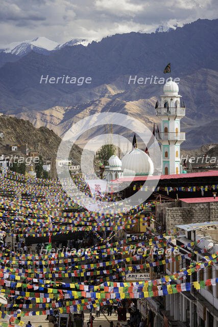 Main Bazaar Road, Leh, Ladakh, India, 2023. Creator: Peter Thompson.
