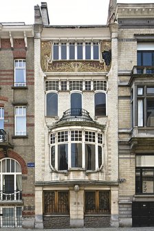 Maison Beukman, 83 RRue Faider, Brussels, Belgium, c2014-2017. Artist: Alan John Ainsworth.