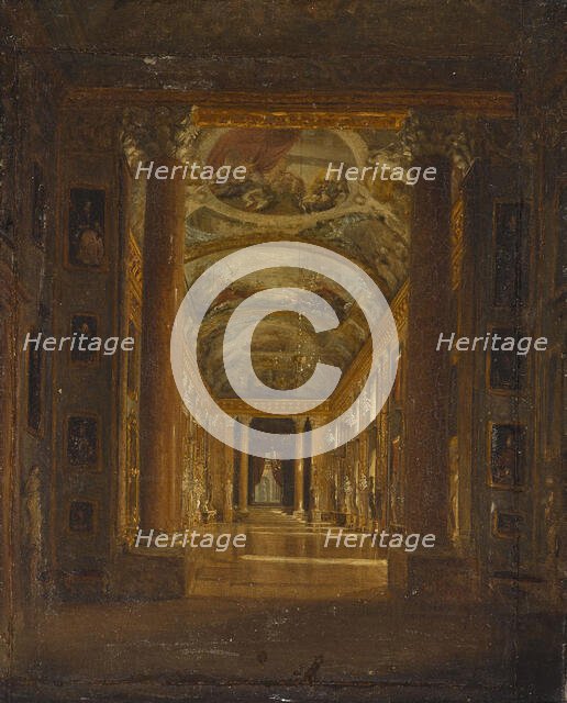 Galería Colonna, Sala Grande. Creator: Heuss, Eduard (Franz Eduard) von (1808-1880).