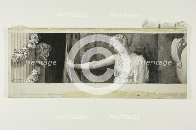 And Shut the Chamber Up, Close, Hush'd and Still, 1885. Creator: Will H. Low.