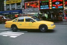 New York City taxi cab 1995. Artist: Unknown.