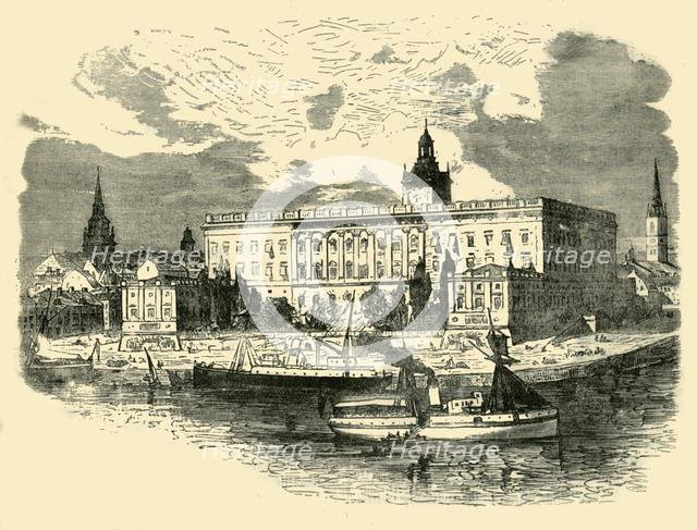 'The Royal Palace, Stockholm', 1890.   Creator: Unknown.