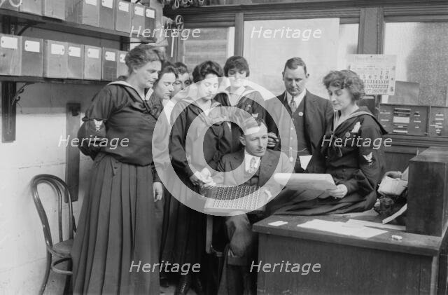 Instructing Yeowomen, between c1915 and c1920. Creator: Bain News Service.