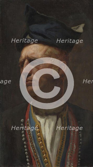 Portrait of a Farmer from Setesdal, 1866. Creator: Olaf Isaachsen.