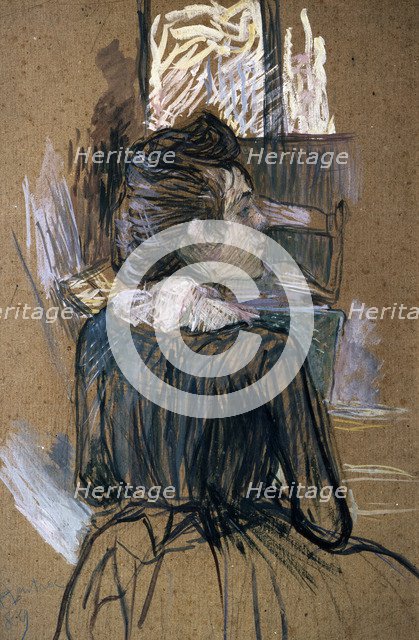 'Woman at a Window', 1889.  Artist: Henri de Toulouse-Lautrec