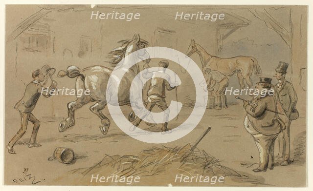 Just Up to Your Weight, n.d. Creator: Hablot Knight Browne.