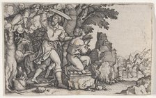 Abraham's Sacrifice, from The Story of Abraham. Creator: Georg Pencz.