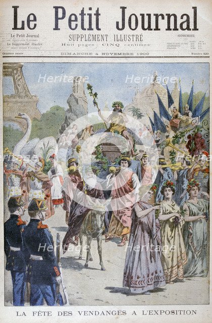 The grape harvest festival, Universal Exhibition of 1900, Paris, 1900. Artist: Unknown