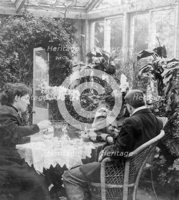 'Afternoon tea', late 19th century. Artist: Unknown