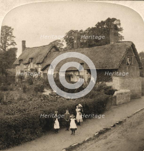 'Ann Hathaway's Cottage, Shottery, England', 1896.  Creator: Works and Sun Sculpture Studios.