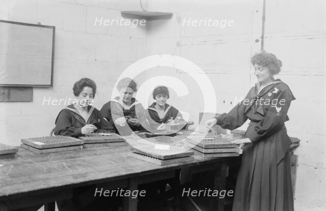 Naval Primer Assembly, between c1915 and c1920. Creator: Bain News Service.