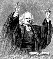 George Whitefield preaching, c1760 (c1850). Artist: Unknown