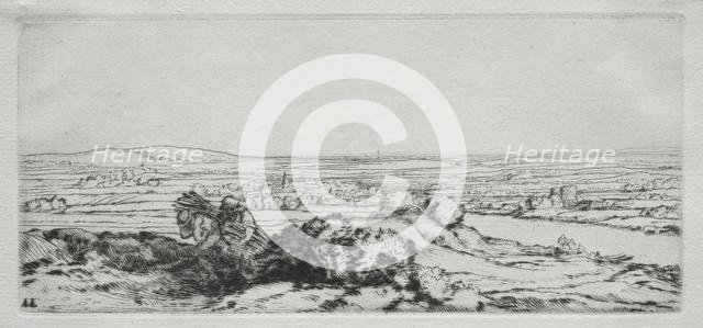 Valley of the Dunes (La Vallee des Dunes). Creator: Alphonse Legros (French, 1837-1911).